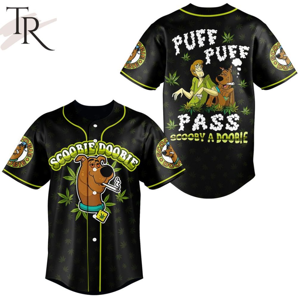 Trendy Scooby Doo Puff Pass Baseball Jersey - Fun &amp; Stylish Gift!