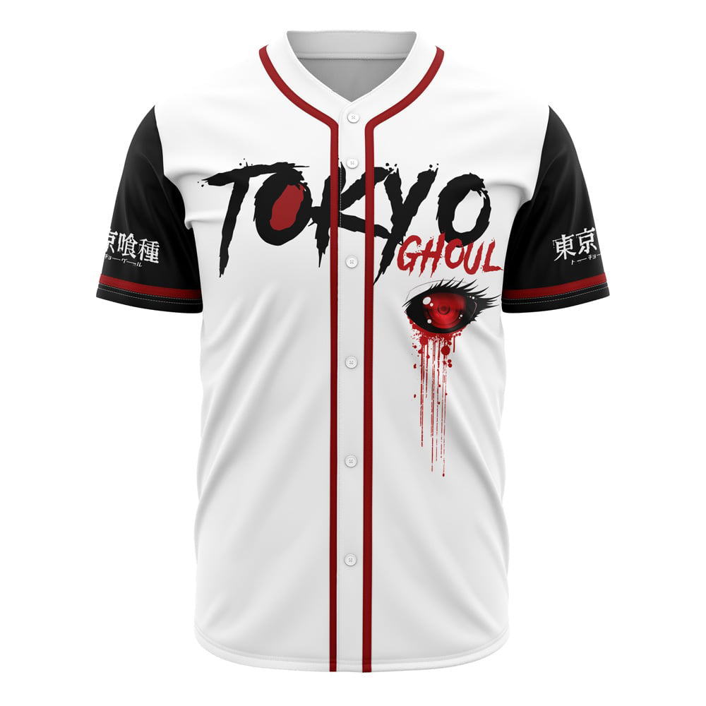 Tokyo Ghoul Baseball Jersey – Stylish Anime Fan Shirt With Eye-Catching Design