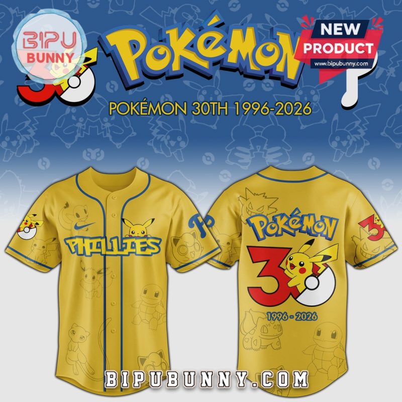 Limited Edition Pokémon 30Th Anniversary Jersey - Celebrate In Style!
