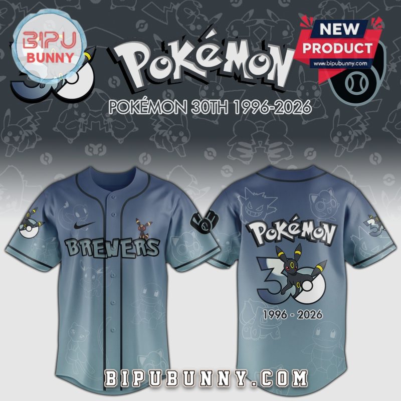 Limited Edition Pokémon 30Th Anniversary Baseball Jersey - Celebrate 1996-2026 In Style!