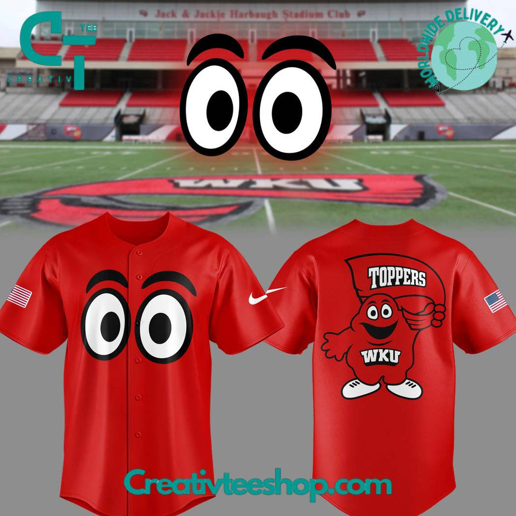 Wku Hilltoppers Special Mascot Baseball Jersey