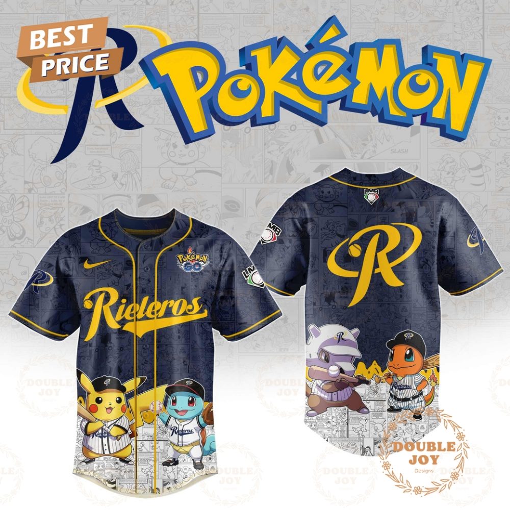 Rieleros De Aguascalientes 2025 Pokemon Go Limited Edition Baseball Jersey