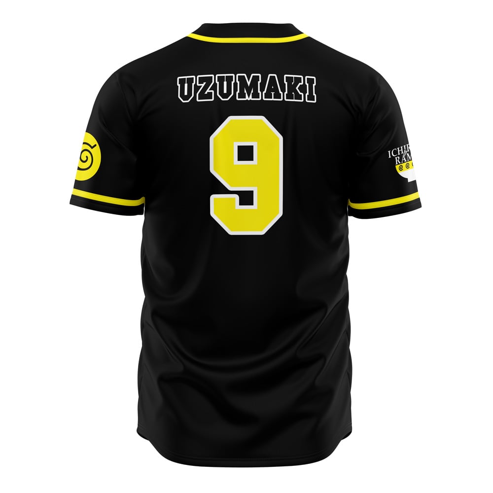Shippuden Hidden Leaf Uzumaki Shippuden Baseball Jersey