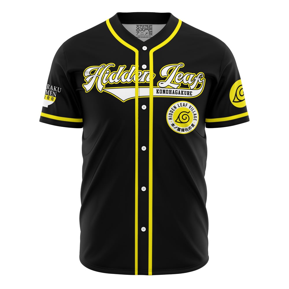 Shippuden Hidden Leaf Uzumaki Shippuden Baseball Jersey