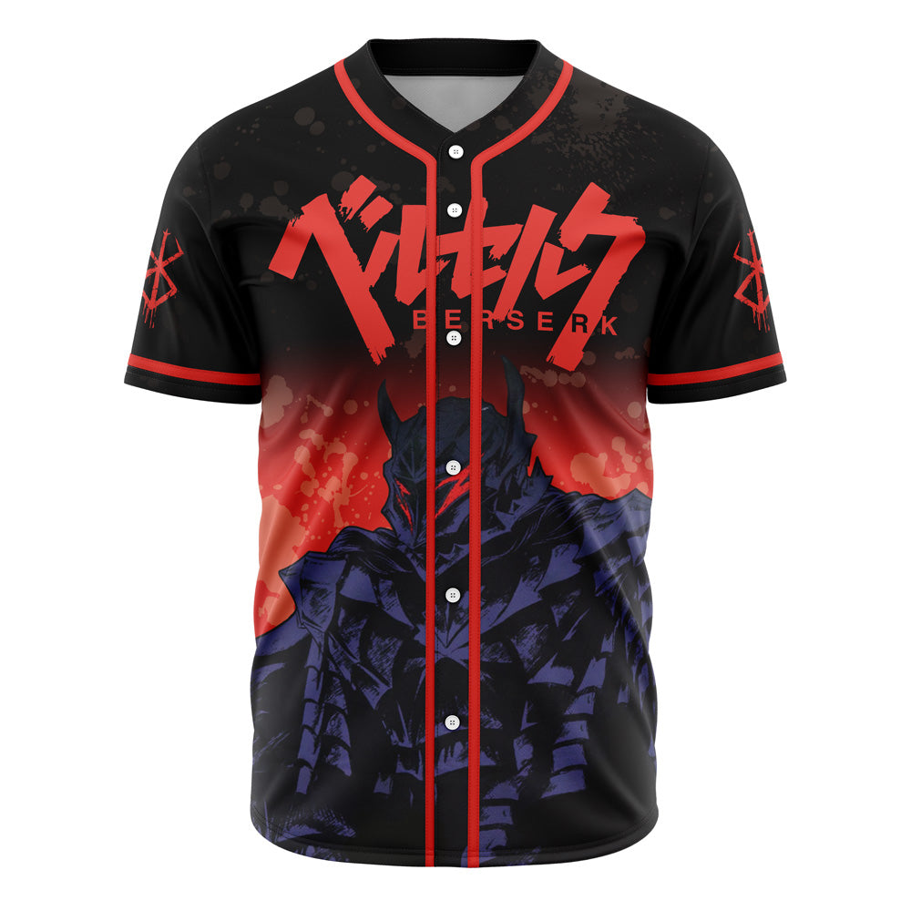 Anime Berserk Baseball Jersey - Stylish Guts Armor Design, Perfect Gift For Fans