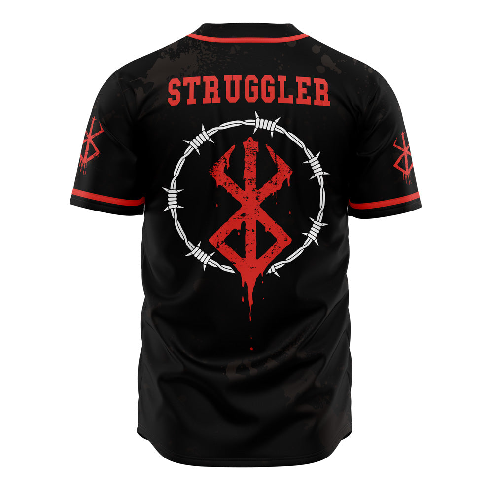 Anime Berserk Baseball Jersey - Stylish Guts Armor Design, Perfect Gift For Fans