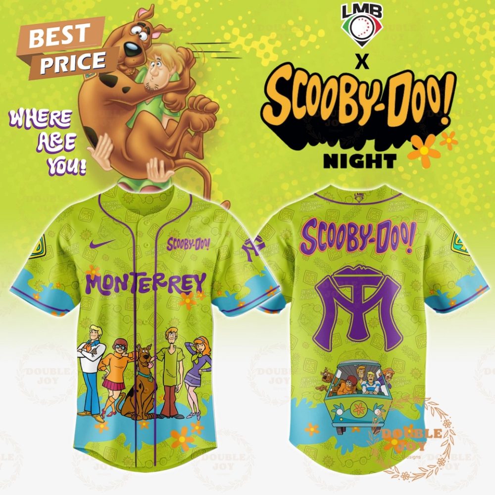 Sultanes De Monterrey Where Are You! Scooby-Doo! Night 2025 Limited Edition Baseball Jersey