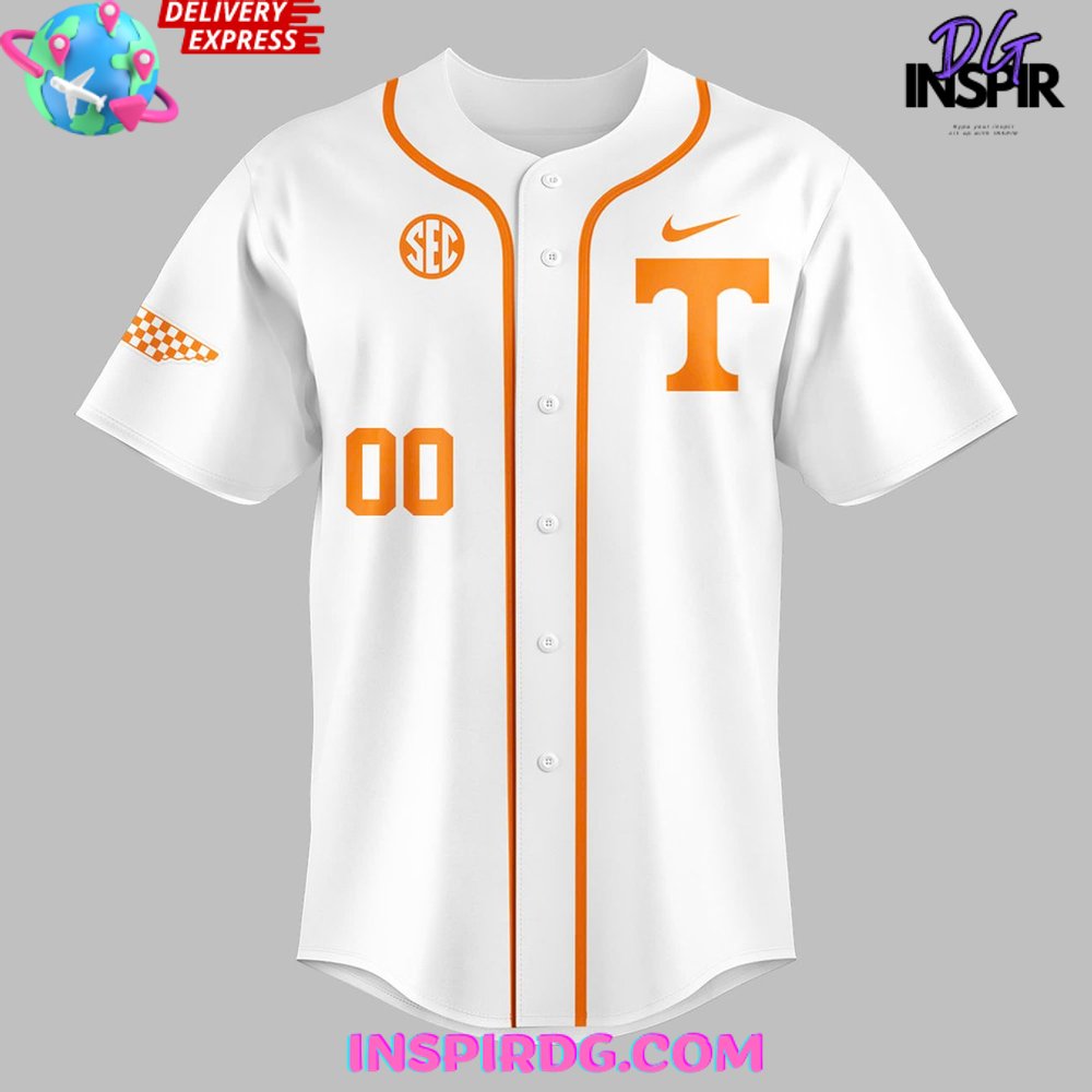 Tennessee Volunteers Baseball 2025 Home White Jersey