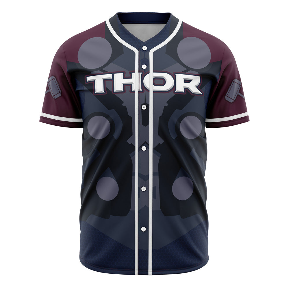 Thor-Inspired Baseball Jersey - Premium Quality, Ultimate Fan Apparel